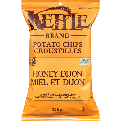 Honey and dijon potato chips 220g