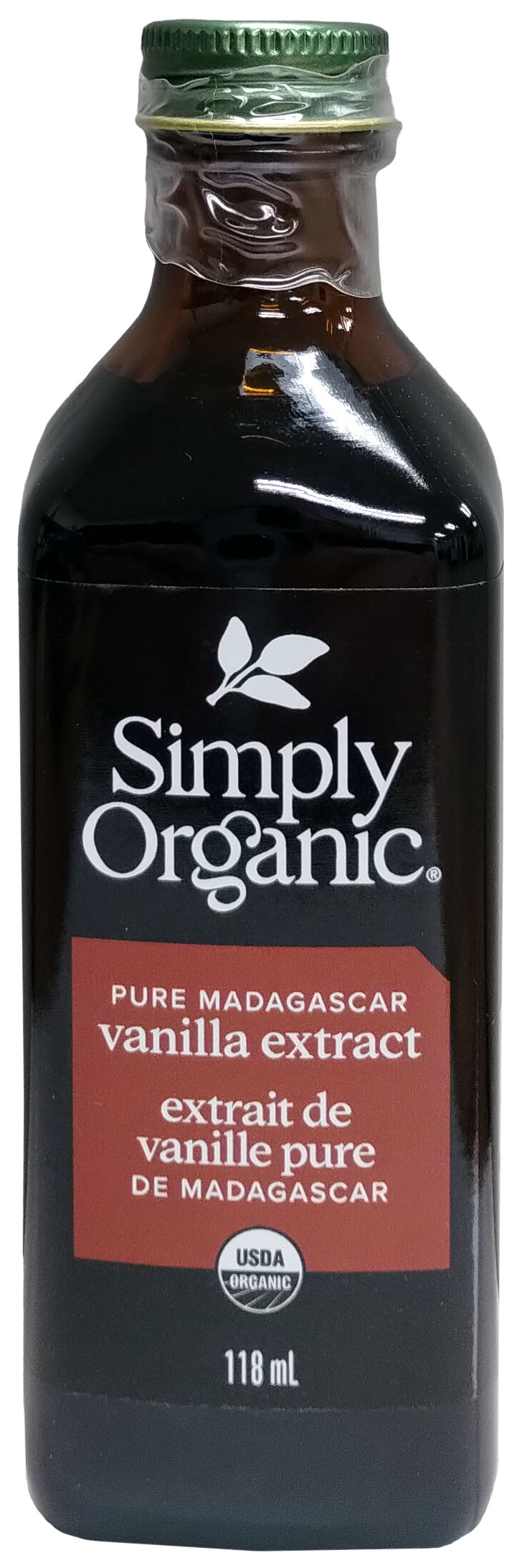 Organic vanilla extract 118ml