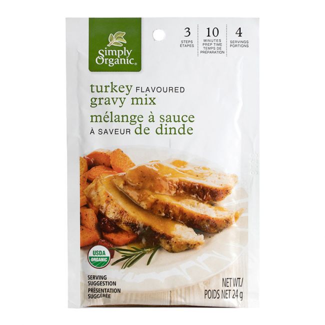 Organic turkey flavored sauce mix 24g