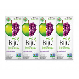 Organic apple and grape juice 4x200ml