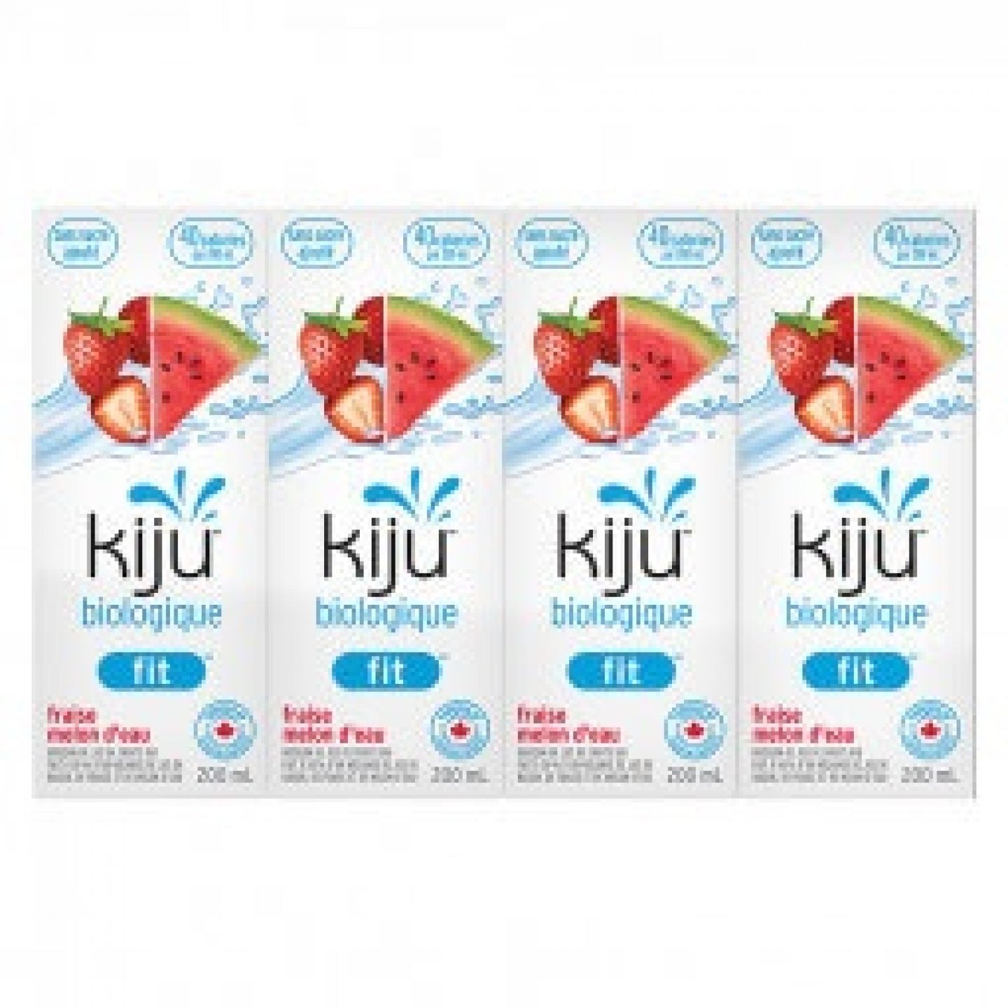 Jus fraises et melon d'eau bio  4x 200ml
DATE DE PÉREMPTION : 30 AVRIL 2025