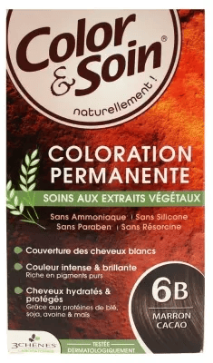 3 CHÊNES LABORATOIRE Soins & beauté Teinture 6B (marron cacao) 135ml