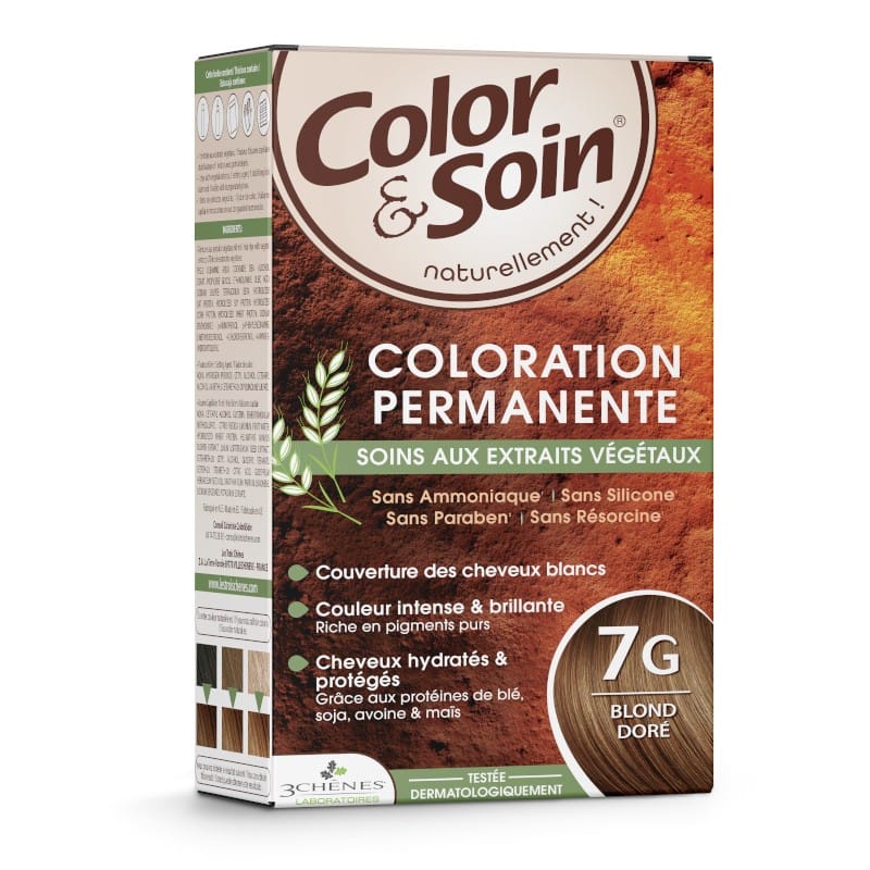 3 CHÊNES LABORATOIRE Soins & beauté Teinture 7G (blond doré) 135ml