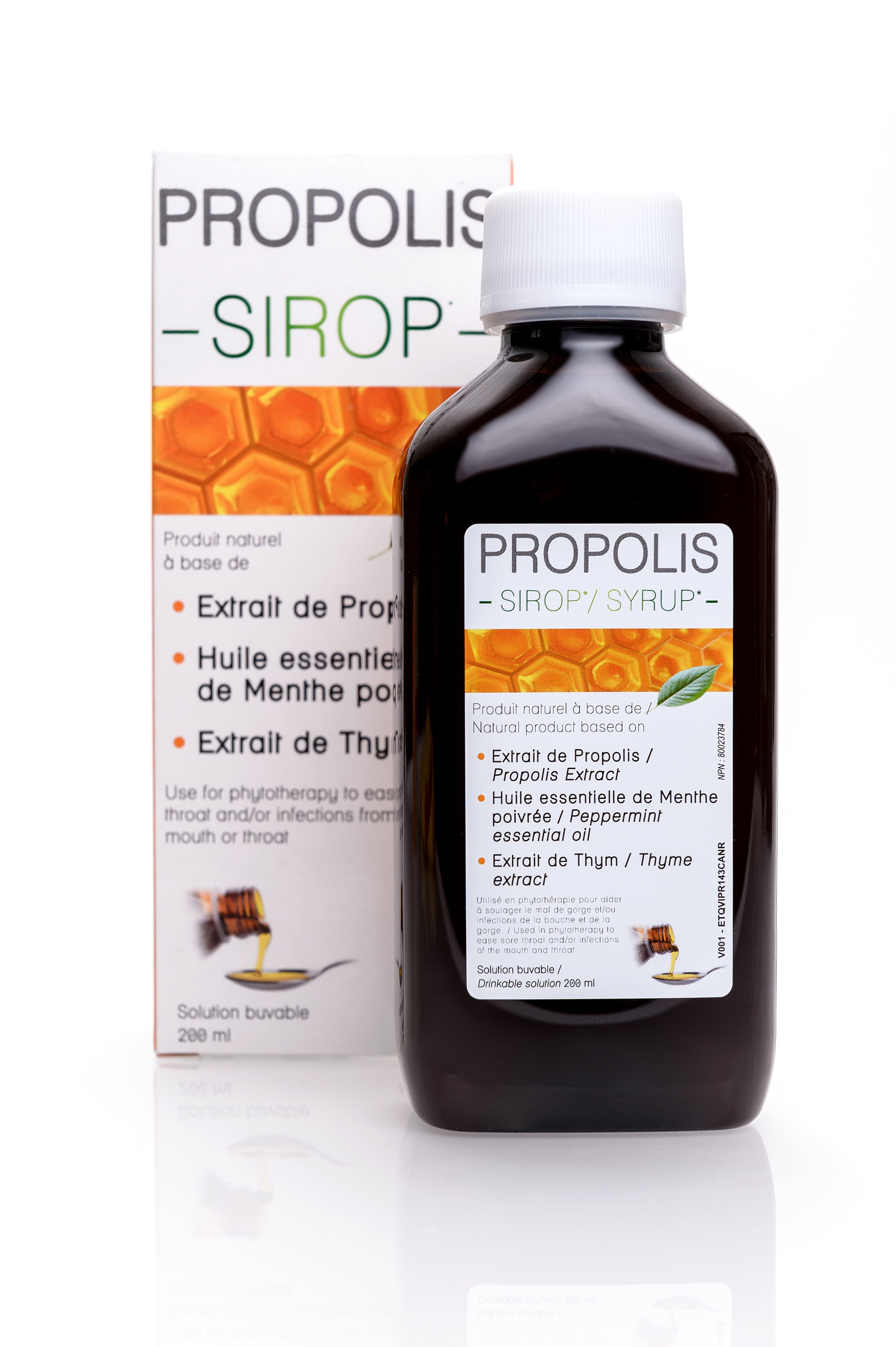 3 CHÊNES LABORATOIRE Suppléments Sirop propolis (NPN80023784) 200ml