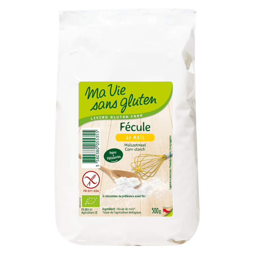 Gluten-free organic cornstarch 500g