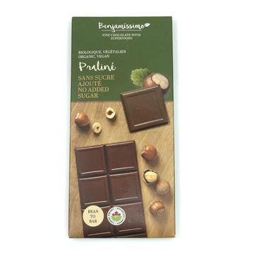 Organic praline chocolate 70g