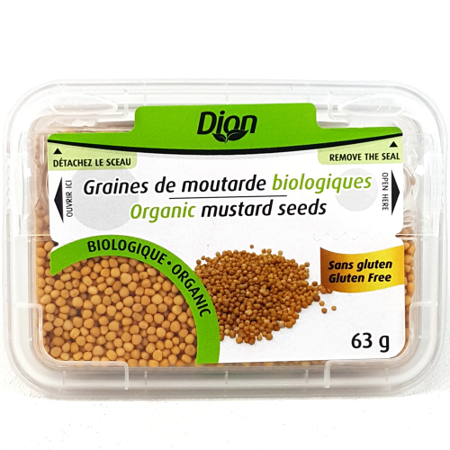 Moutarde en graines bio 63g