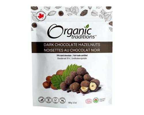 Dark chocolate hazelnuts 100g