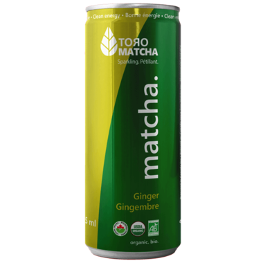 Infusion énergisante de matcha gingembre bio 355ml