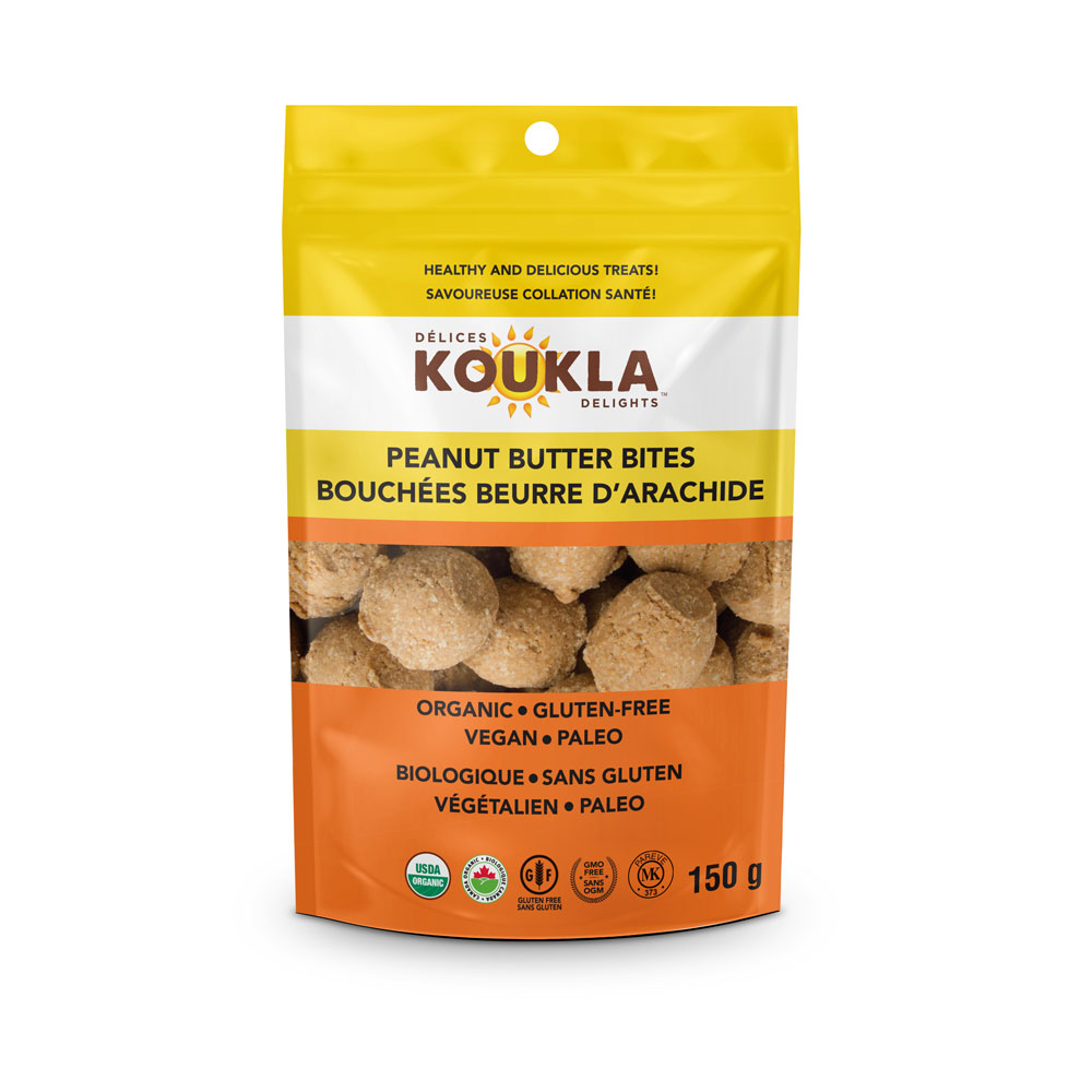 Bouchées beurre arachides bio 150g