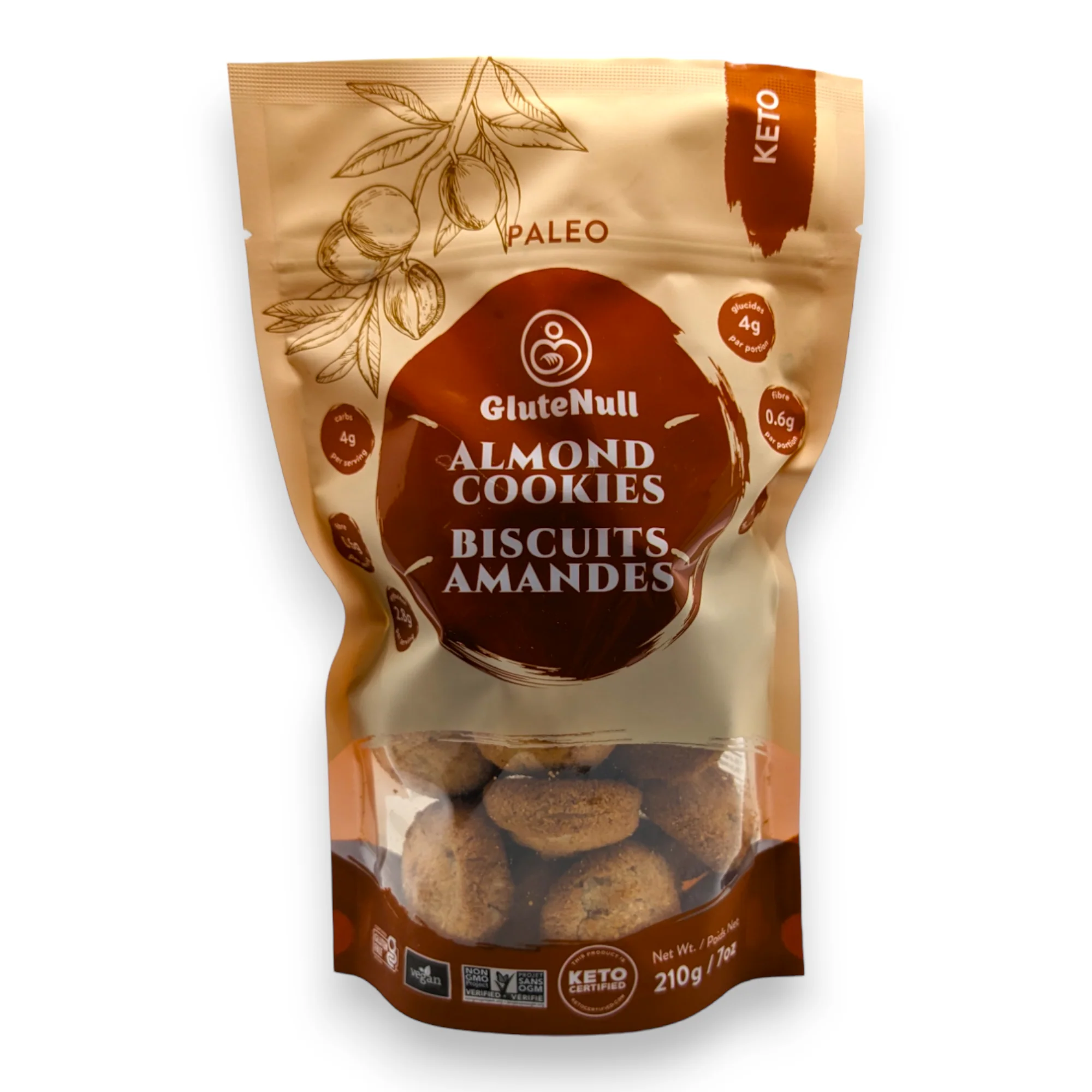 Biscuits amandes 210g