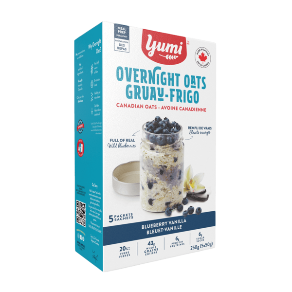 Blueberry Vanilla Fridge Oatmeal 5x50g