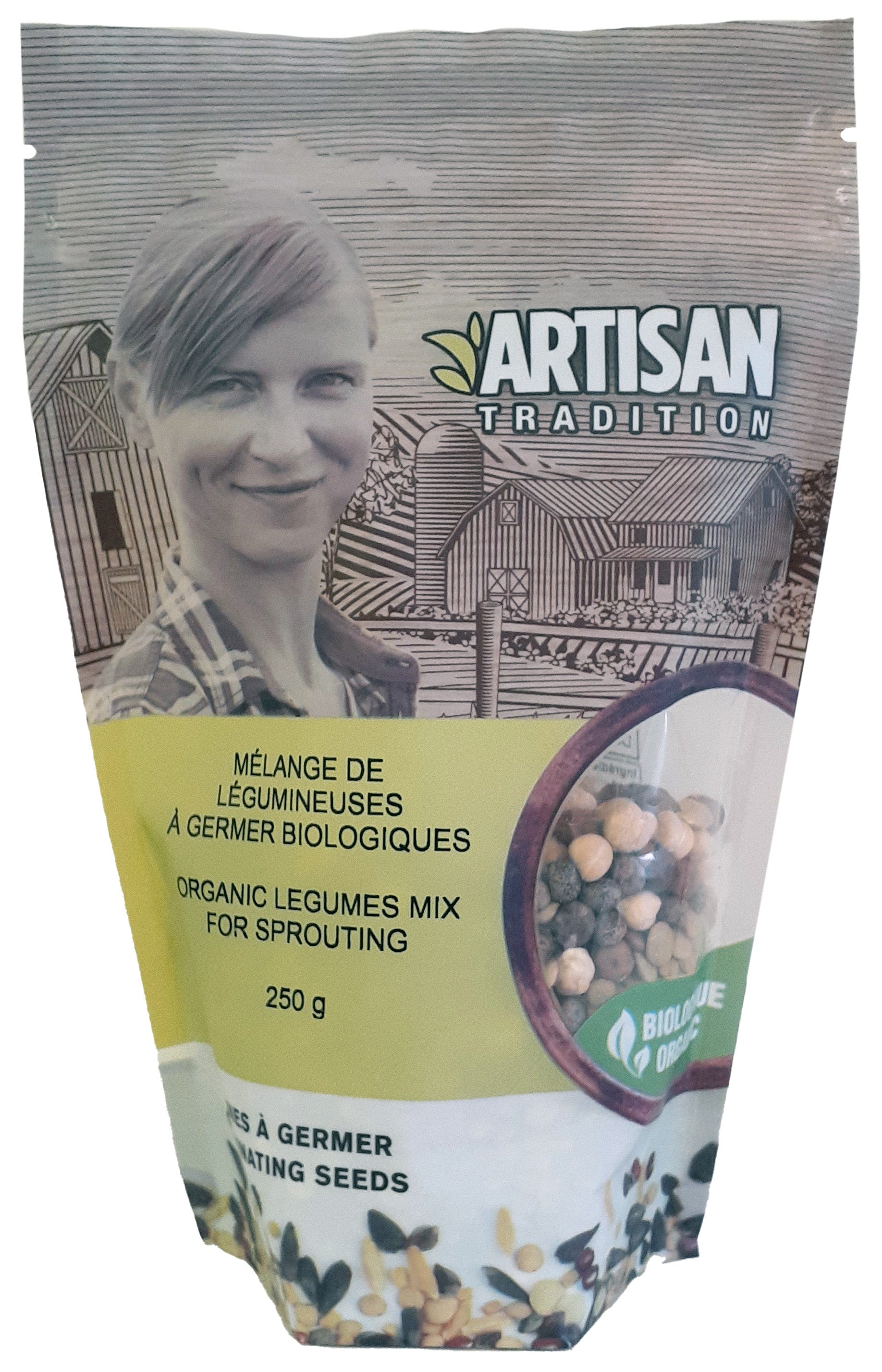 Mélange de légumineuses à germer bio 250g