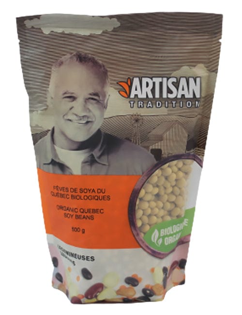 Fèves de soya du Québec bio 500g