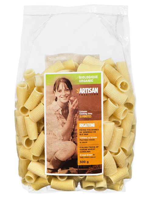 Organic rigatoni pasta 500g