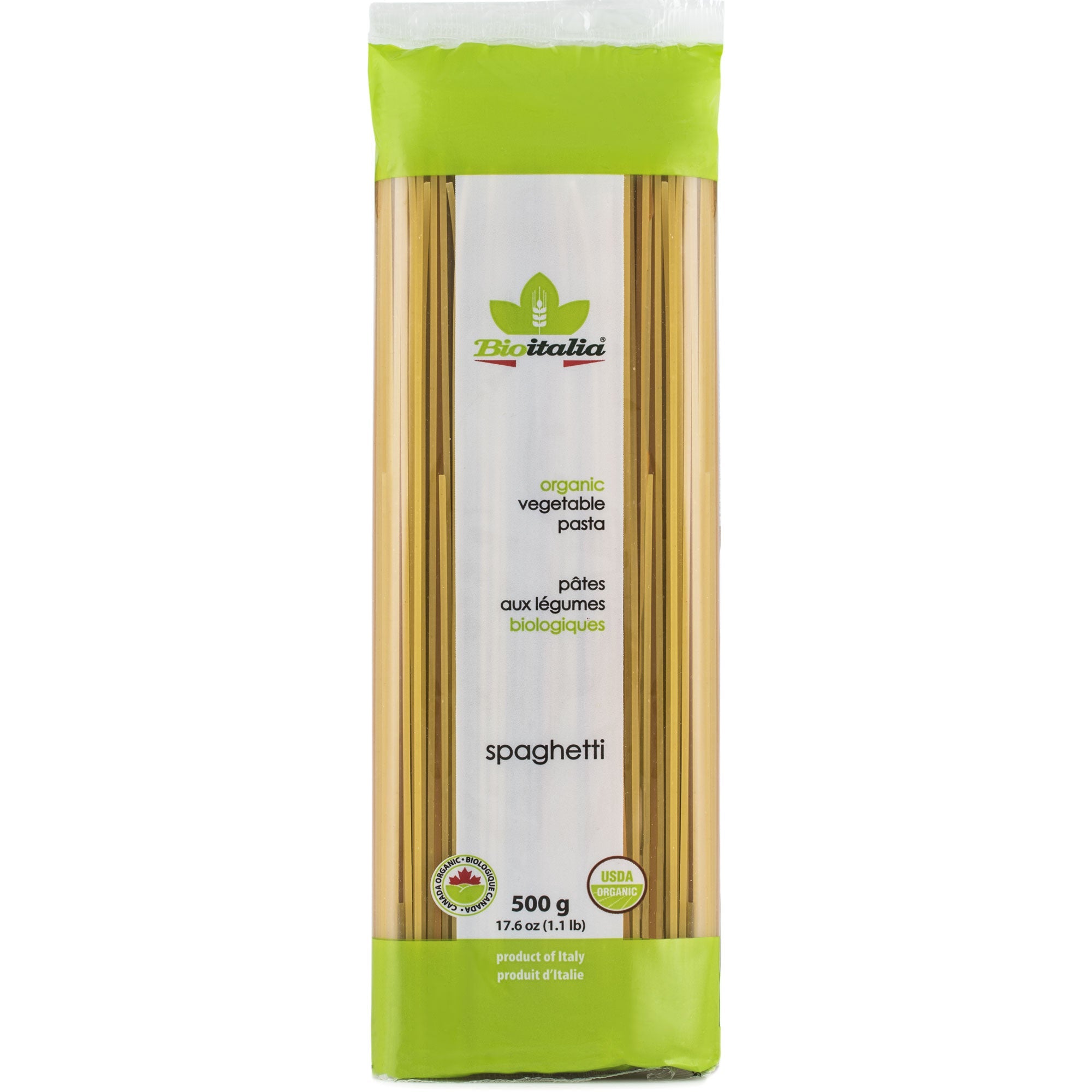 Pâtes spaghetti aux légumes bio 500g