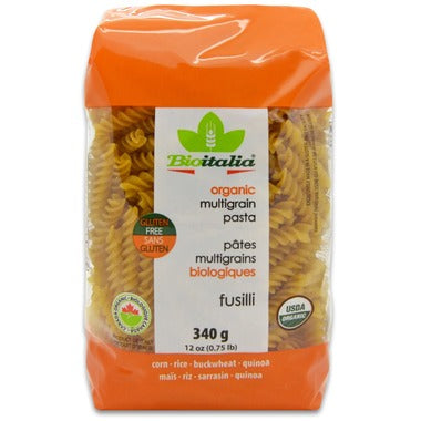 Pâtes fusilli bio sans-gluten 340g