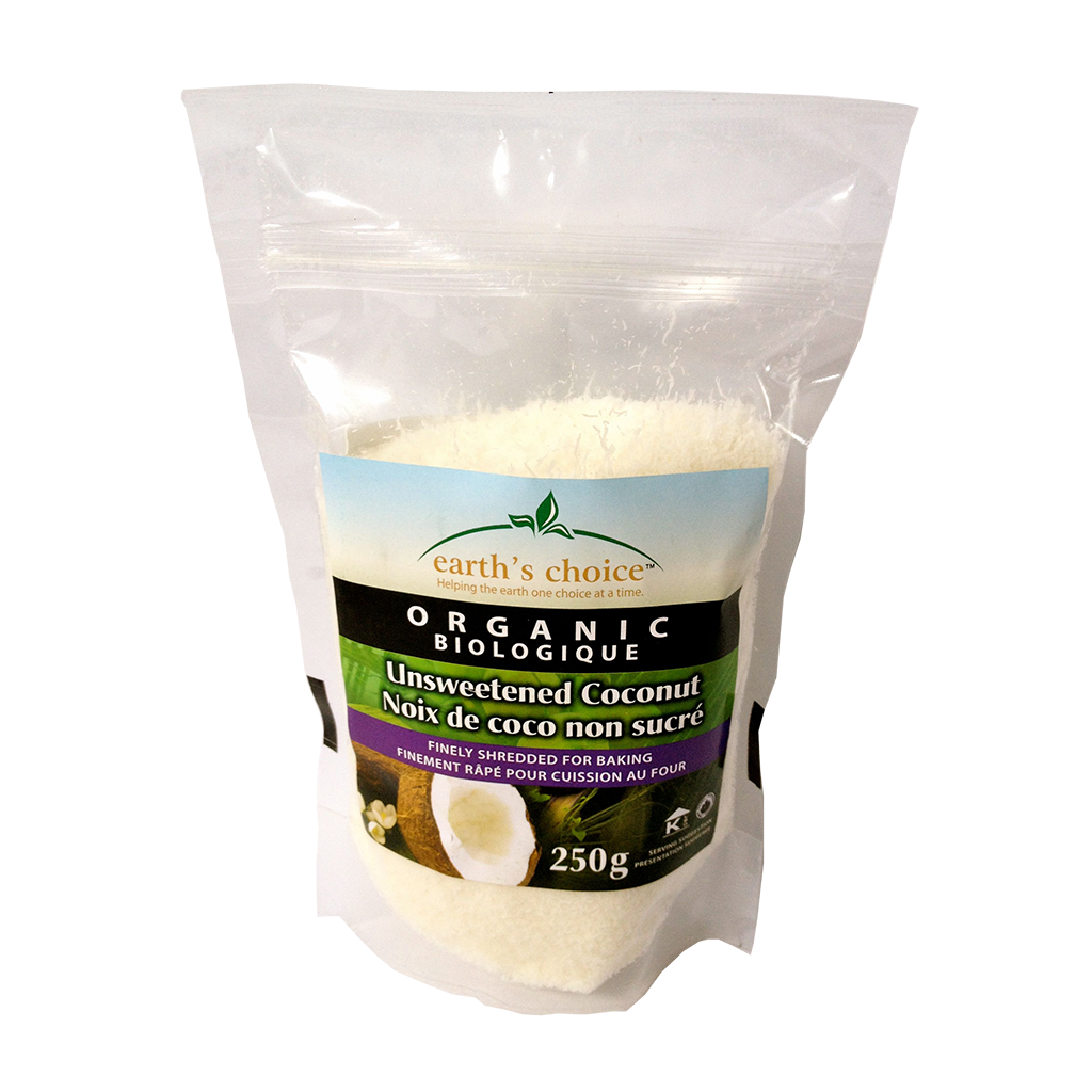 Organic unsweetened coconut 250g