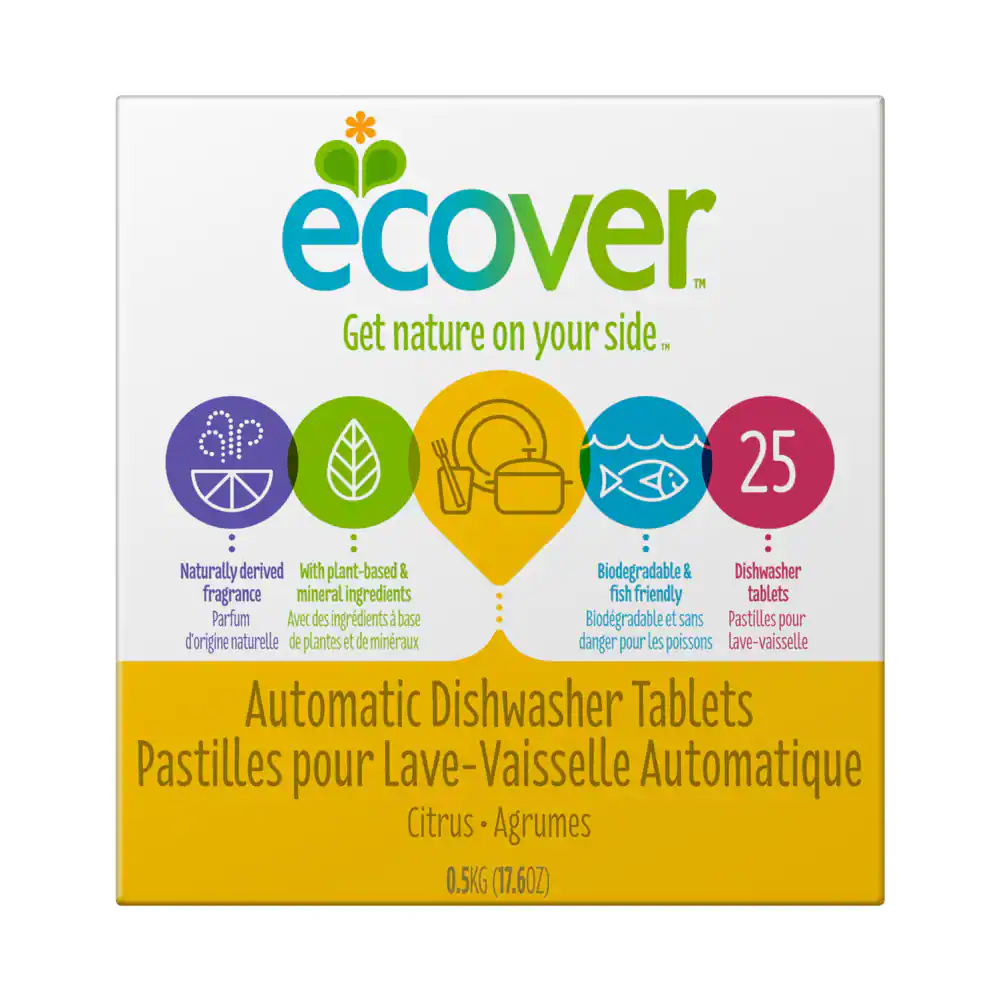 Pastilles lave-vaiselle aux agrumes 25un