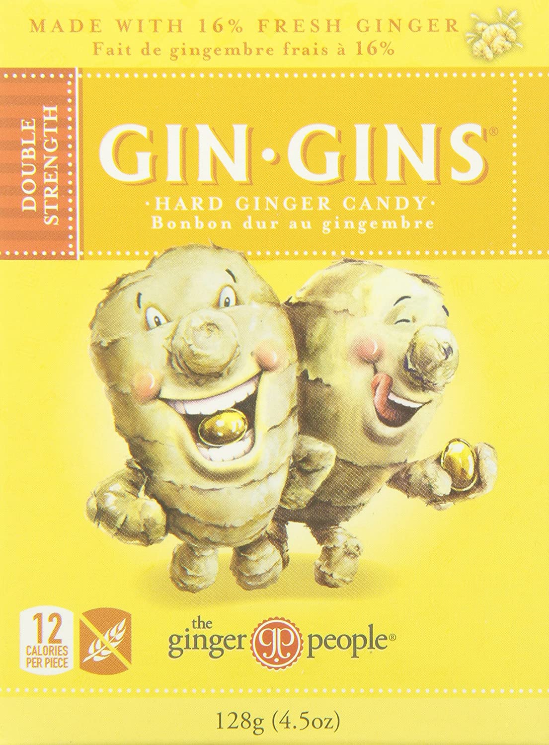 Bonbons mous au gingembre (double force) 128g