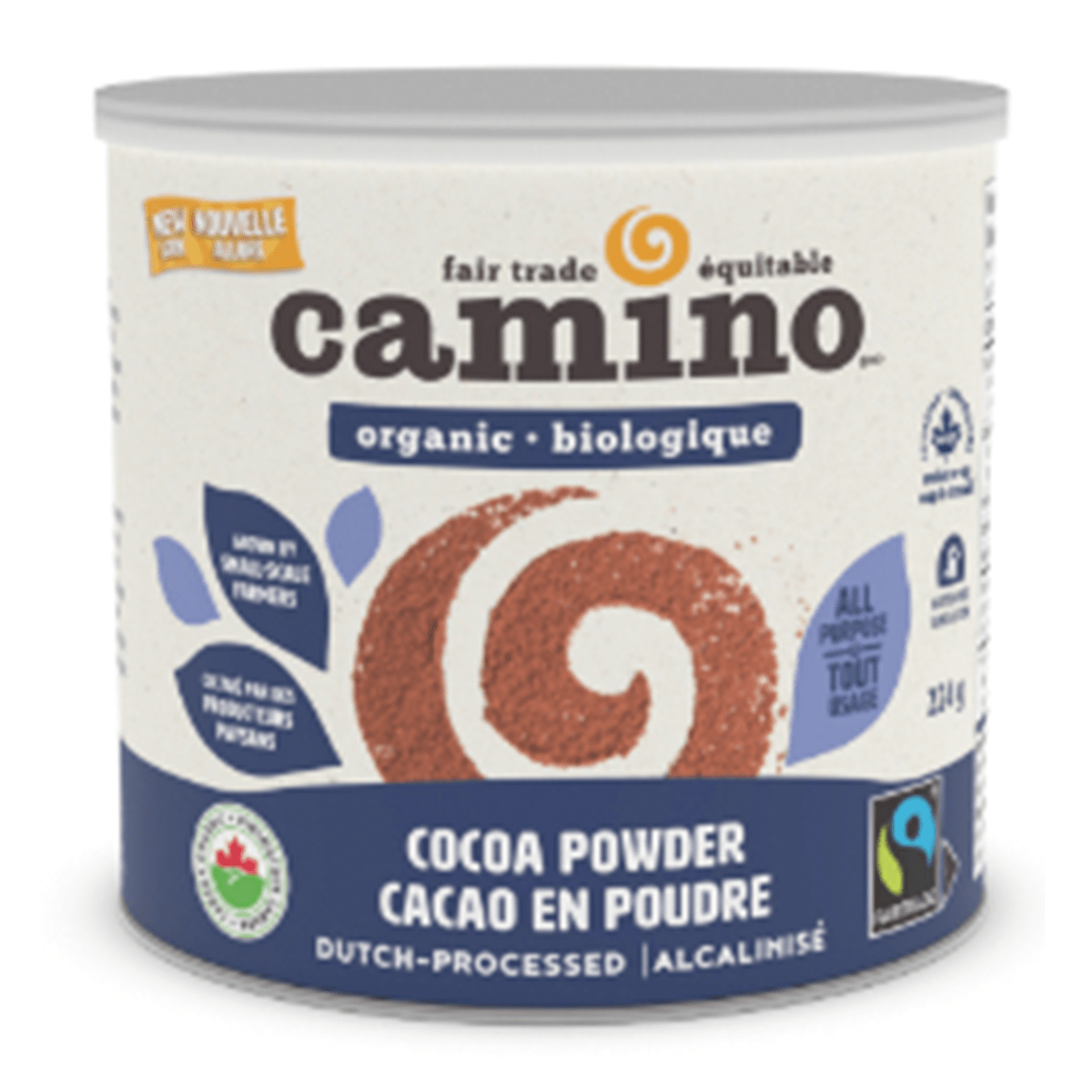 Organic alkalized cocoa powder 224g