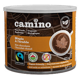 Organic maple hot chocolate powder 275g