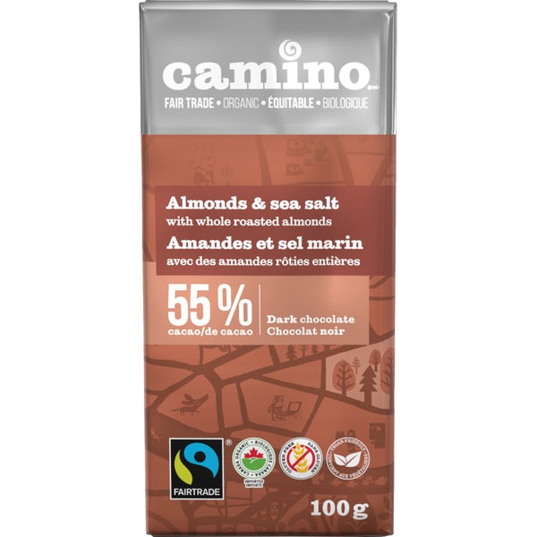 Organic sea salt almonds 100g