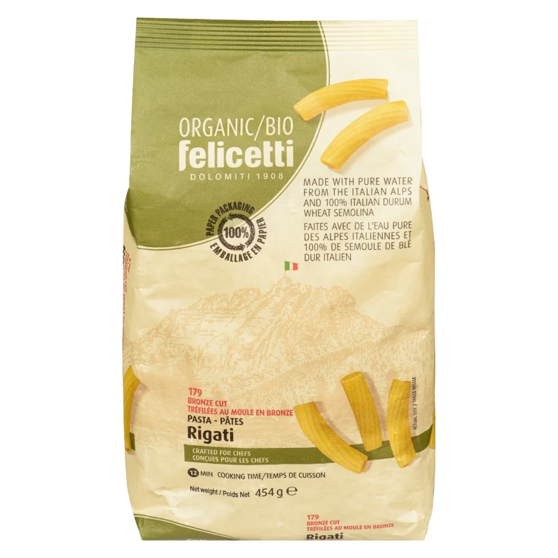 Pâtes rigati bio 454g