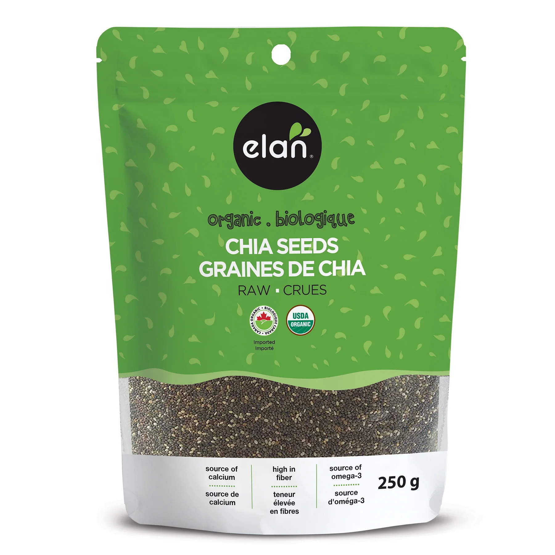 Graines de chia crues noires bio 250g