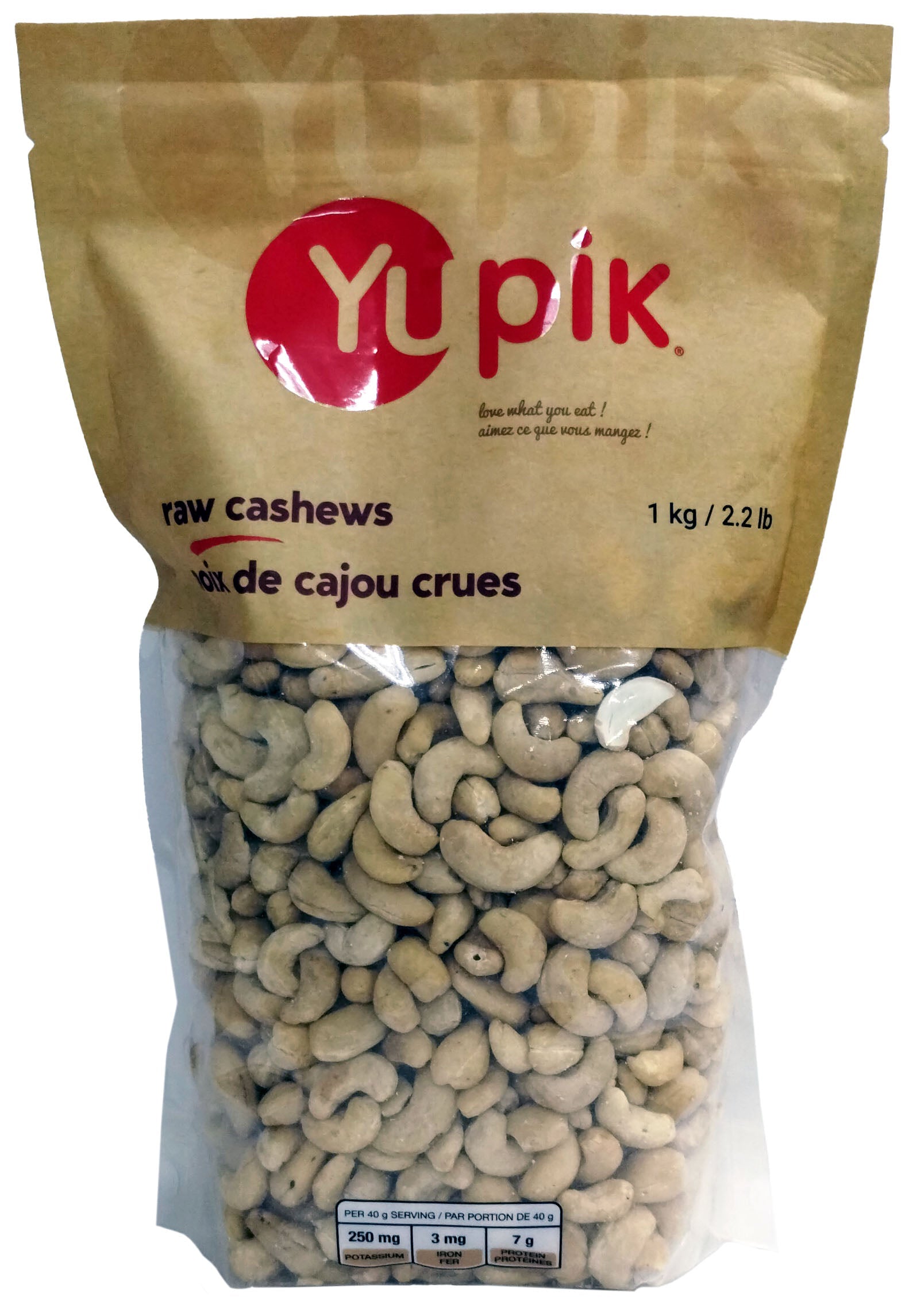 Raw cashew nuts 1kg