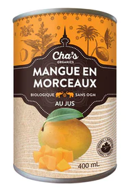 Mangues en morceaux au jus bio 400ml