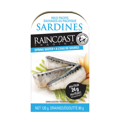 Sardines in spring water 80g