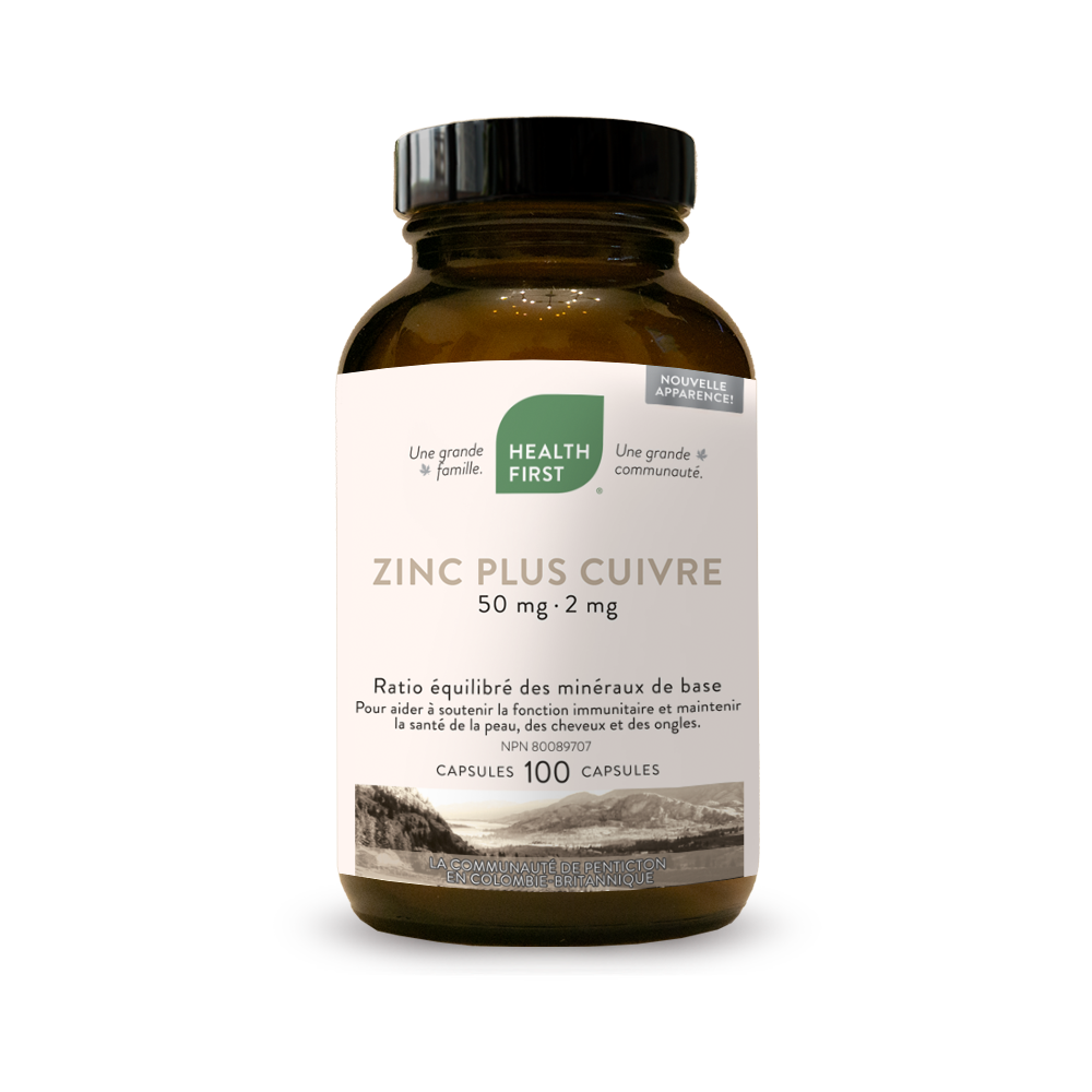 Zinc plus cuivre 100caps