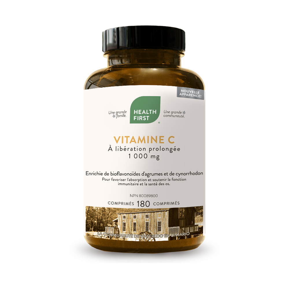 Vitamine C à libération prolongée 1000mg 180comp