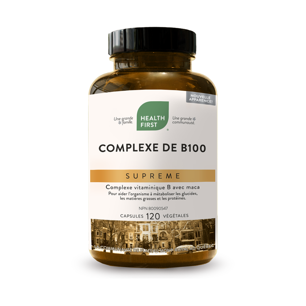 Complexe de B100 suprême 120vcaps