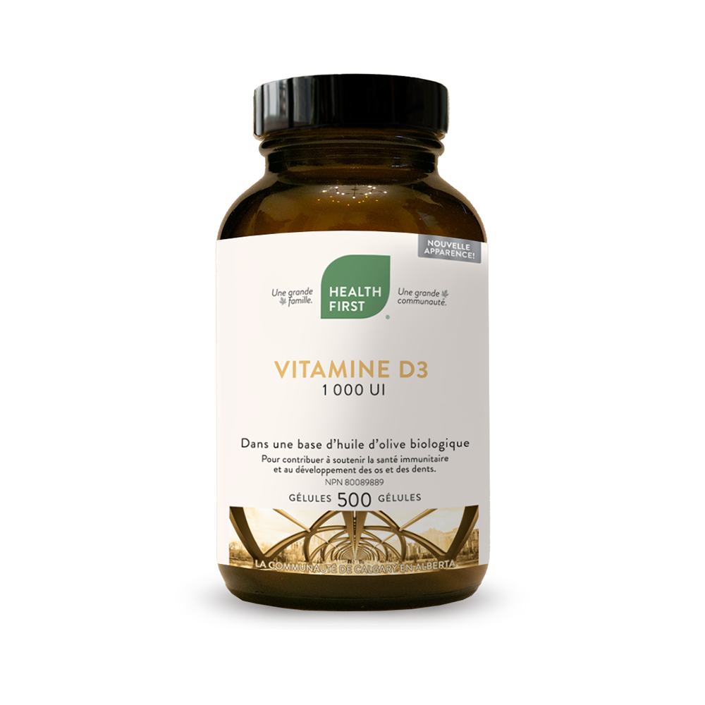 Vitamine D3 1000 UI 500gels