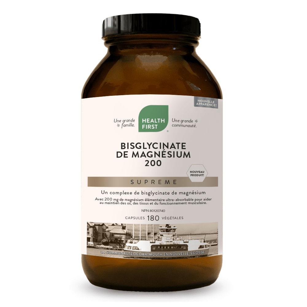 Bisglycinate de magnésium 200 suprême 180vcaps