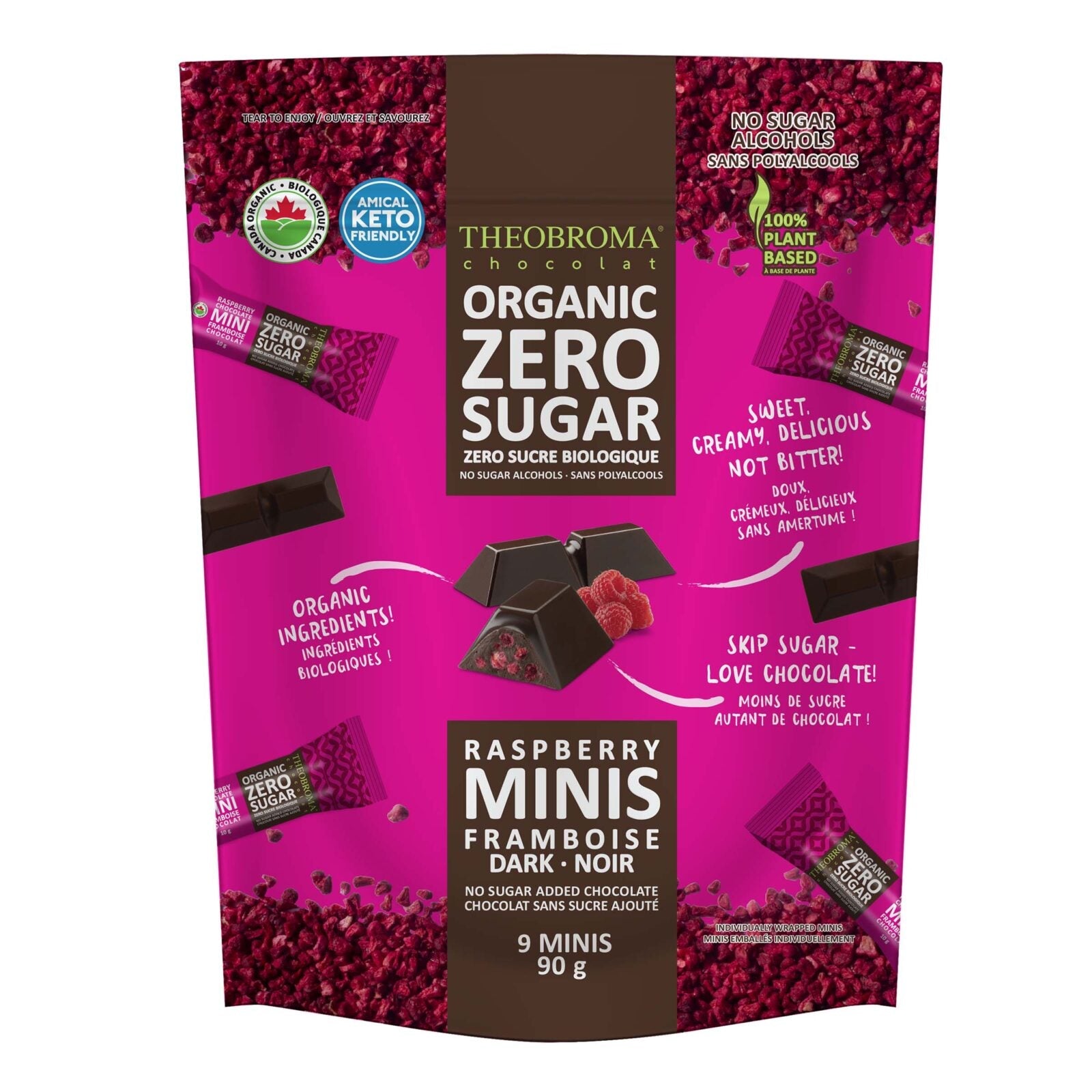 Minis chocolats aux framboises bio 9 mrcx