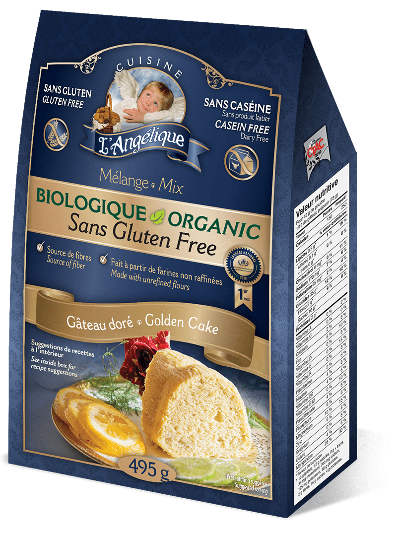 Mélange à gâteau doré biologique 495g