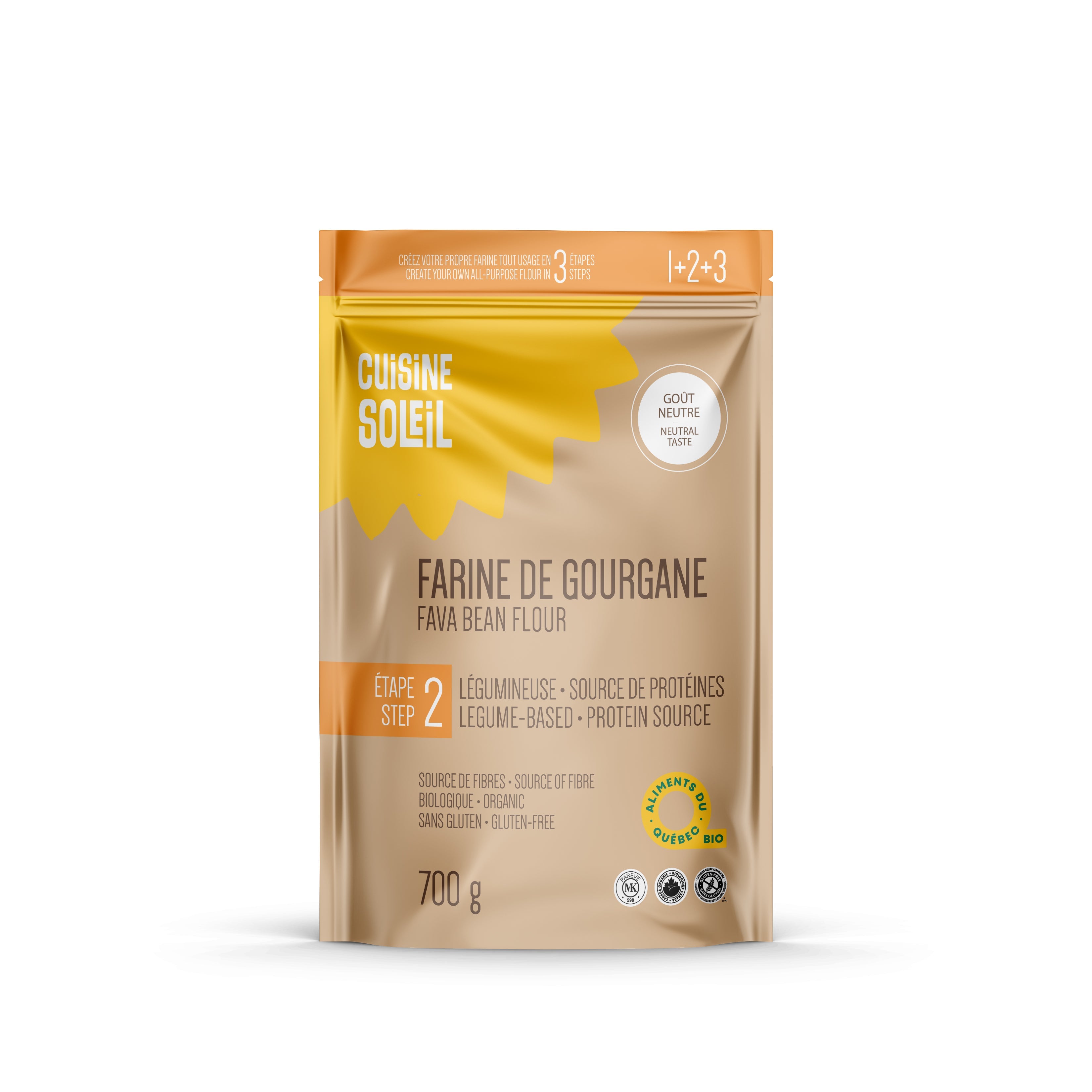 Organic broad bean flour 700g