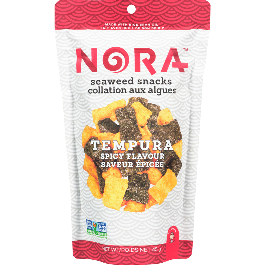 Collation aux algues tempura saveur épicée 45g