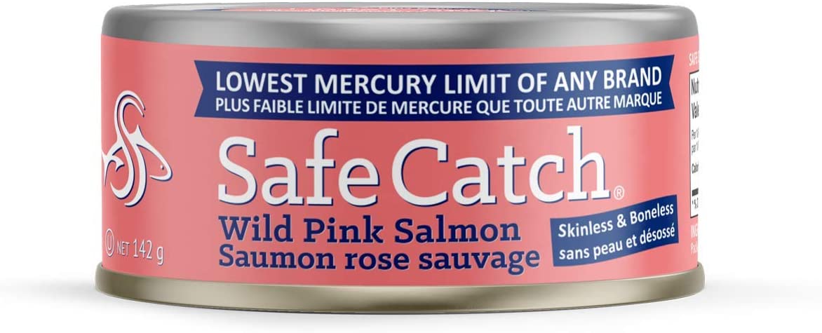 Skinless and boneless wild pink salmon 142g