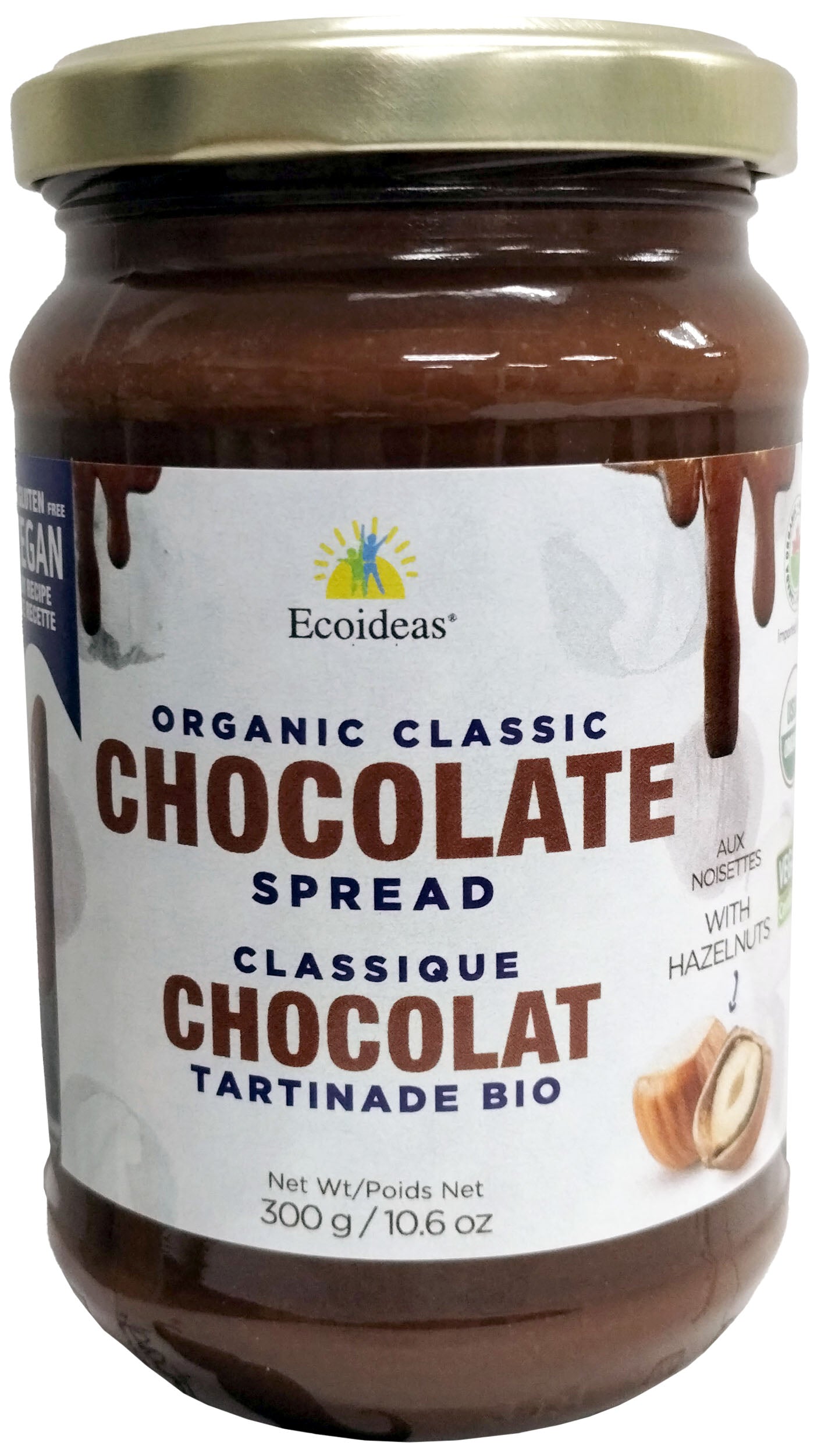 Organic hazelnut chocolate butter 300g