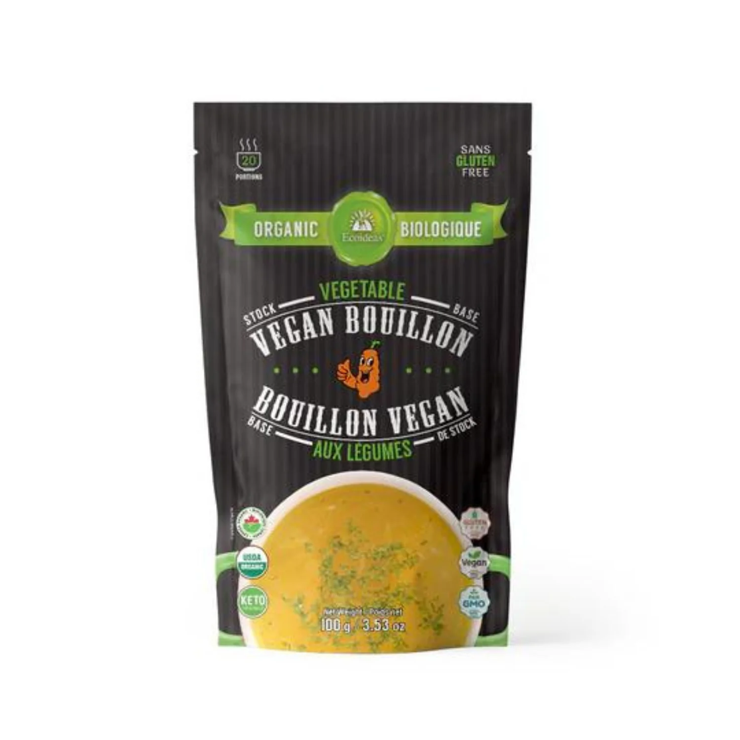 Bouillon vegan saveur de légumes bio 100g