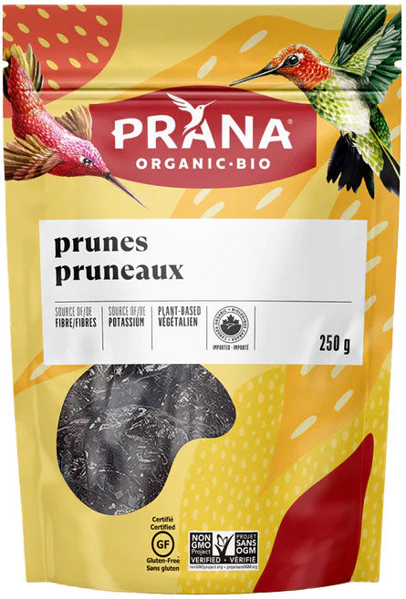 Organic pitted prunes 250g