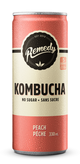 Peach Kombucha 330ml