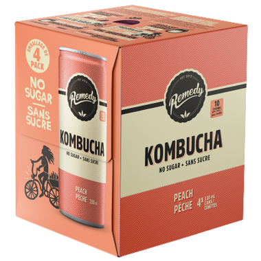 Kombucha pêches 4x330ml