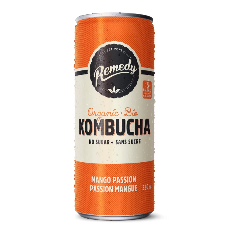 Kombucha fruits de la passion et mangues 330ml