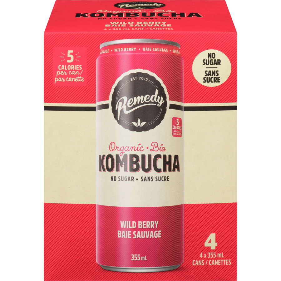 Wild Berry Kombucha 4x330ml