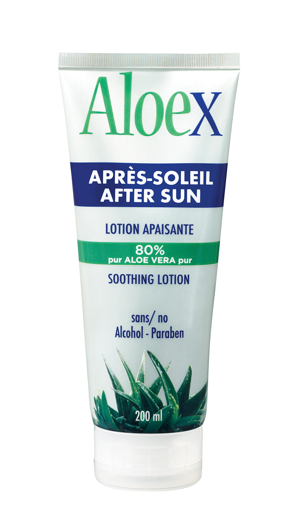 Lotion apaisante (après-soleil 80% pur aloe vera s-alcool/s-paraben) 200ml